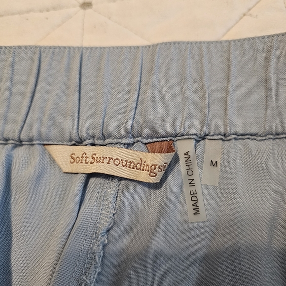 NWOT! Soft Surroundings Wrap Pants! Size Medium. - Picture 8 of 8